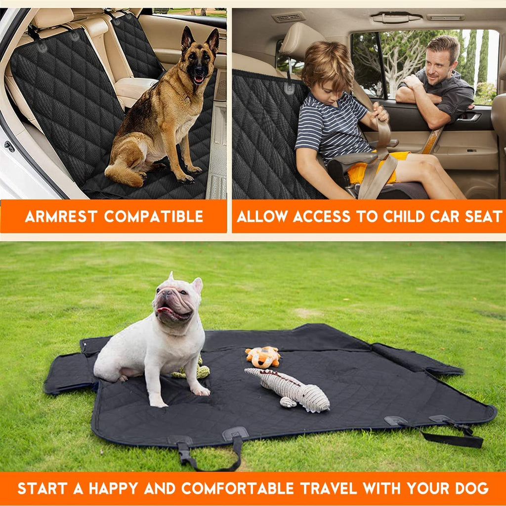 Dog Car Seat Cover Back Seat Cover for Dogs Pet Car